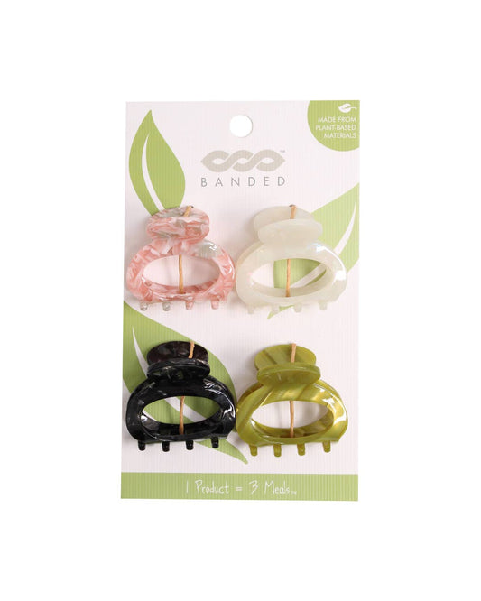 Nature Path -  4 Pack Claw Clips