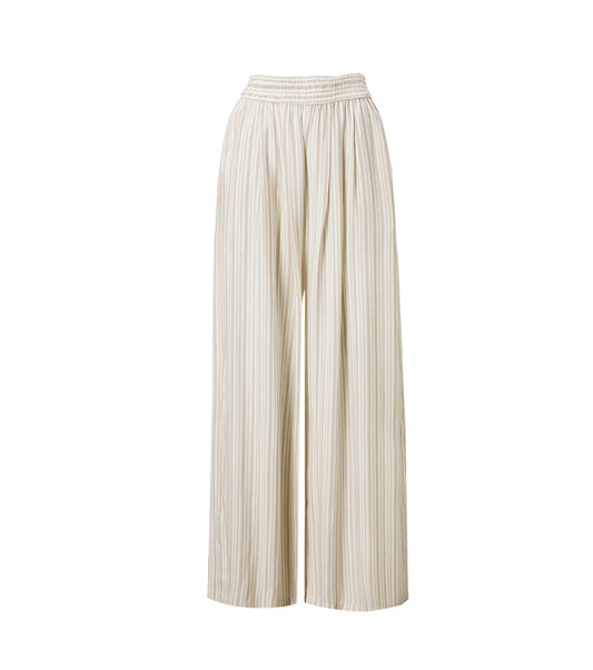 Venice Ivory Striped Pants