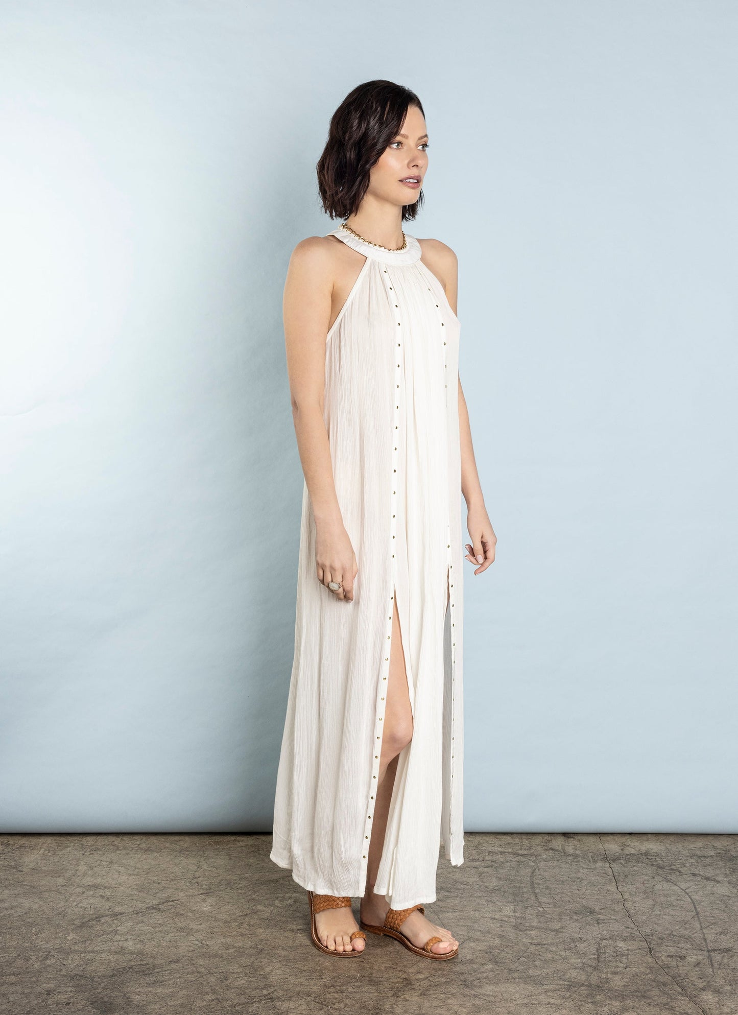 Hermosa Maxi Dress White