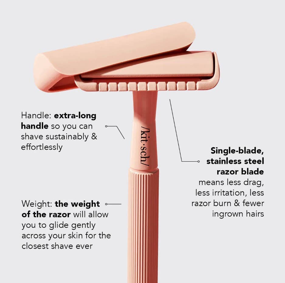 Perfect Glide Safety Razor - Terracotta